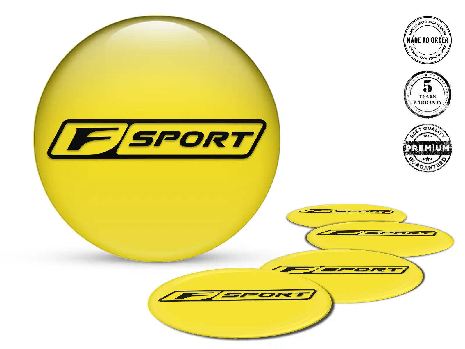 Lexus Felgenaufkleber Edition Epoxy-Dome-Upgrade